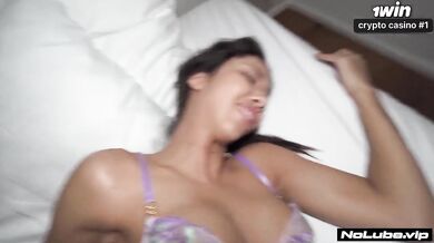 Perfect Asian Brunette Destroyed Rough POV Fuck Doll Choked Loudest Orgasm
