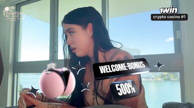 Hot Russian Step Sis Naked While Riding Doggy Style POV