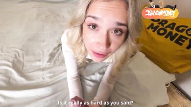 First meeting blowjob her boyfriend's gushing betrayal in HD blonde Russian slut