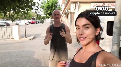 Ibiza nude party couple gets destroyed in rough anal fuck