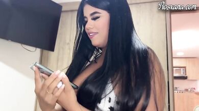 Hot venezuelan stepsister caught anal squirt mess on cam