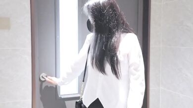 Asian Neighbor's Gushing Creampie with Big Boobs and Long Legs