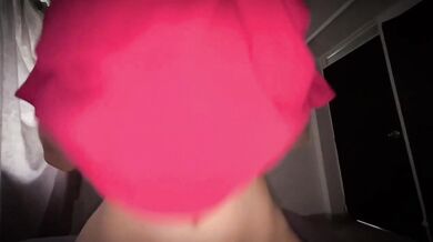 Nympho ride my thick cock while my bouncing tits slap your face