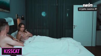 Step sister zlata shares bed for 3some and rough cowgirl ride with step bro