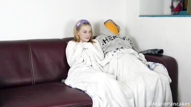 Step sis ass fucked raw by stepbro while boyfriend watches ATM facial