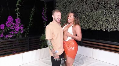 What happens before you shoot a porn movie with a big ass latina and her hot milf friend