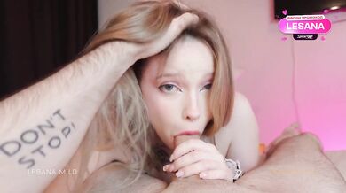 Nasty maid fucked raw hard rough cum on face POV big tits ass