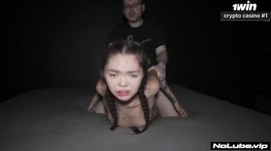 Asian teen screaming loud rough hardcore compilation