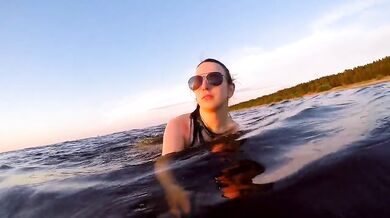 Teen ravaged at naked Latvian beach closeup 18yo petite perfect pussy exposed