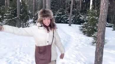 Forest walk ends with hardcore anal creampie gangbang