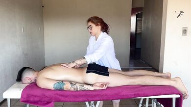 Massage Room Glory Sloppy Happy Ending Real Couple Blowjob Real Orgasm