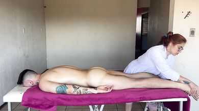 Massage Room Glory Sloppy Happy Ending Real Couple Blowjob Real Orgasm