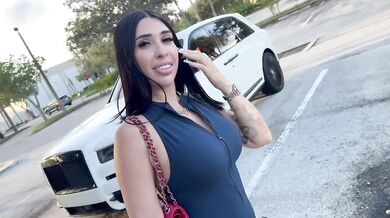 Big Juicy Booty Latina Gets Picked Up In A Cullinan Public POV