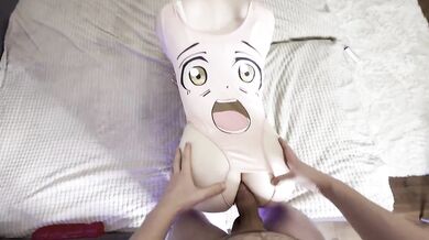 Her first anal with that huge cock stretching her gape raw