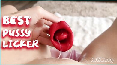 POV CRAZY MOUTH LICKS MY WET PUSSY TOY UNTIL I GUSH