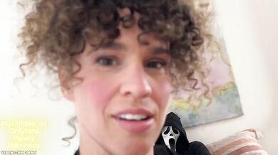 Home intruder caught jerking off then forced to fuck milf's sloppy cum-filled mouth