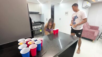 My stepsis taught a new game strip fuck hard nice cum dump