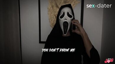 They came to scare her this Halloween now she’s screaming with a cock down her throat