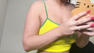 Step sis catches you fucking her and destroys your balls