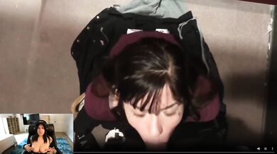Watch my teen amateur babe get destroyed by a big dick cumshot