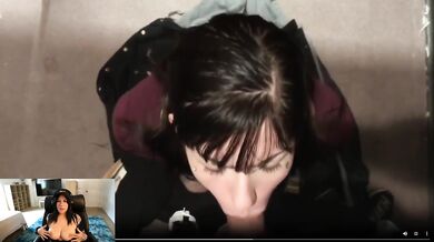 Watch my teen amateur babe get destroyed by a big dick cumshot