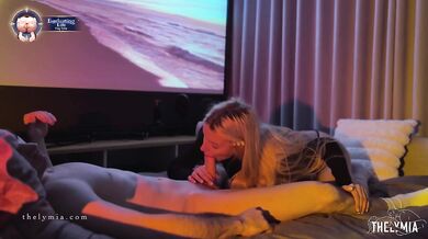 Hot blonde 18 year old real couple hard rough sex cumshot