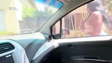 Big ass colombian gets stranger fucked when he takes her to his house in the car jasmine jonnes