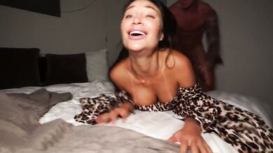 Monika Foxx gagged with a sloppy deepthroat and squirting from rough cowgirl