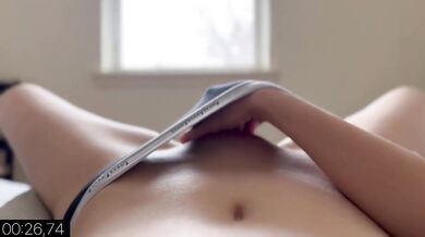Stick your golden hose in my tiny hole girl gets destroyed while masturbating