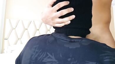 Our neighbor fucks me hard while my husband watches and sucks her big ass till I choke on his cum