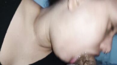 Filipina 18yo deepthroats destroy dick sloppy gagging rough blowjob