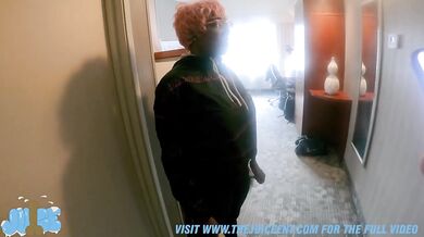 Ebony hotel maid gets ruined by her rough boss full part 1