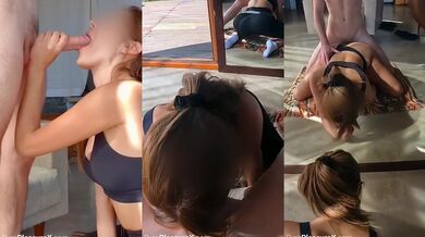Fit Latina Gym Girl Fucks BF’s Dick While Doing Cardio