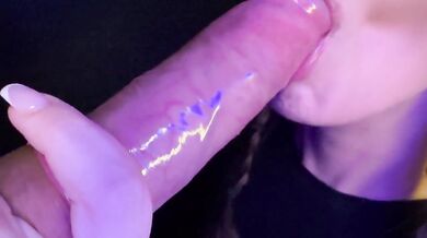 Broke the condom and swallowed every drop of johny sins big dick cum in my mouth