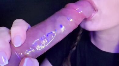 Broke the condom and swallowed every drop of johny sins big dick cum in my mouth