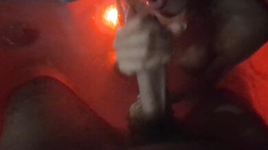 Fucking in the jacuzzi at the public party friends watched while she got a blowjob