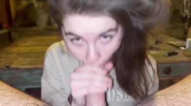 Daddy’s big dick ruined my teen pussy in rough doggy style