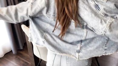 Denim fuck ruins my ex’s chair and table