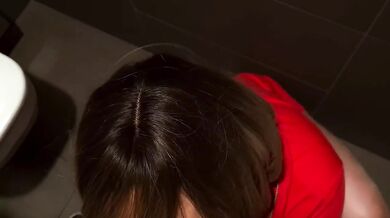 StepMom’s Steamy Toilet Tryst Destroys Party Public Sex Monster Load