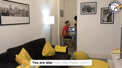 Brazilian Wife Caught Cheating with Stranger Big Ass Destroys Husband