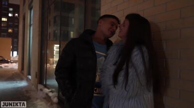 Stranger splits my mouth on crowded balcony elevator ride without a condom