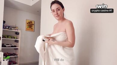 Massage turns to stepmom creampie POV fucking husband's mom