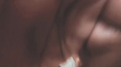 Daddy watches my ass getting gaping and creampied until my hole drips