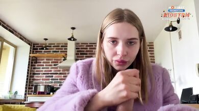 Purple fur coat blonde braces deep throat facial ruined by mostbet