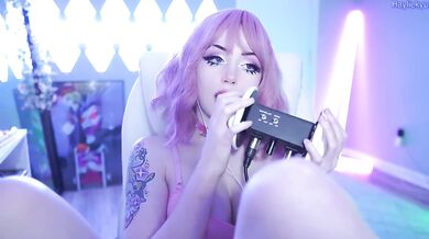 Pink haired egirl destroys long distance BF with ASMR solo roleplay