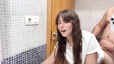 Hairy petite teen creampied raw by stepdad while friends wait