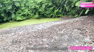 Alt girl deepthroated in abandoned building big dick fucked hard until orgasm