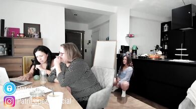 Horny glasses babe ruined her english class getting destroyed while masturbating