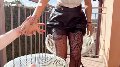 Busty Italian MILF Diana Zilli fucks hard raw Italian cock