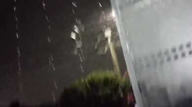 My stepsister and I kept each other warm in the rain her big ass pressed against me